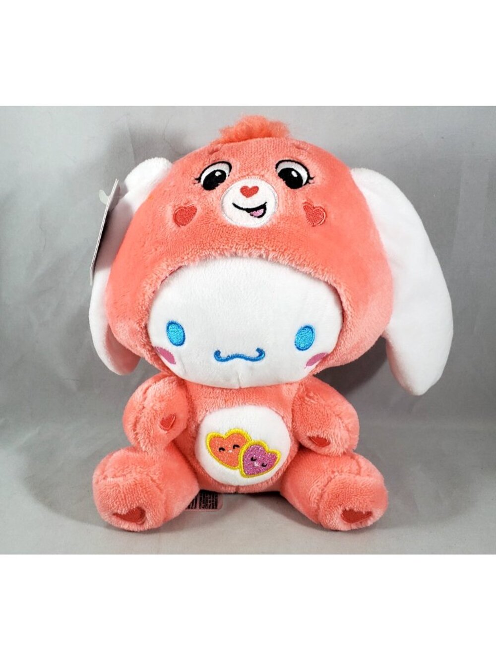 Hello Kitty and Friends x Care Bears Cinnamoroll Plush w/Love-a-lot Bear Costume